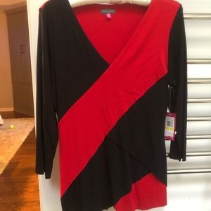 Black and red shirt